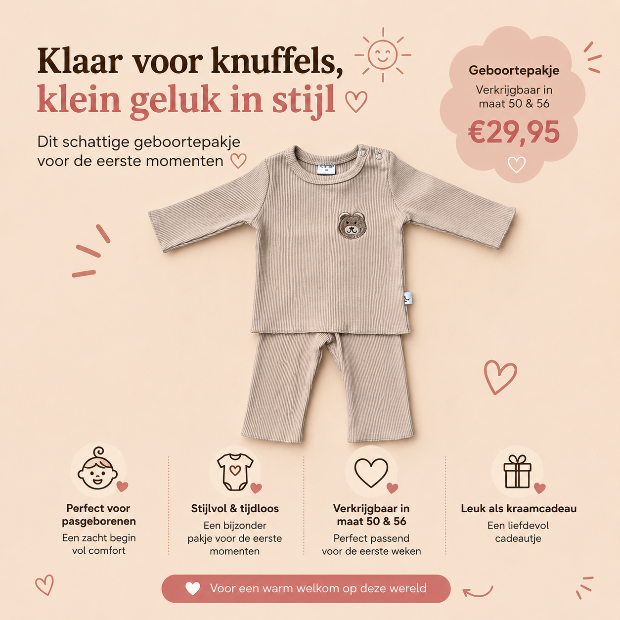 Set Noa - Sand Rib