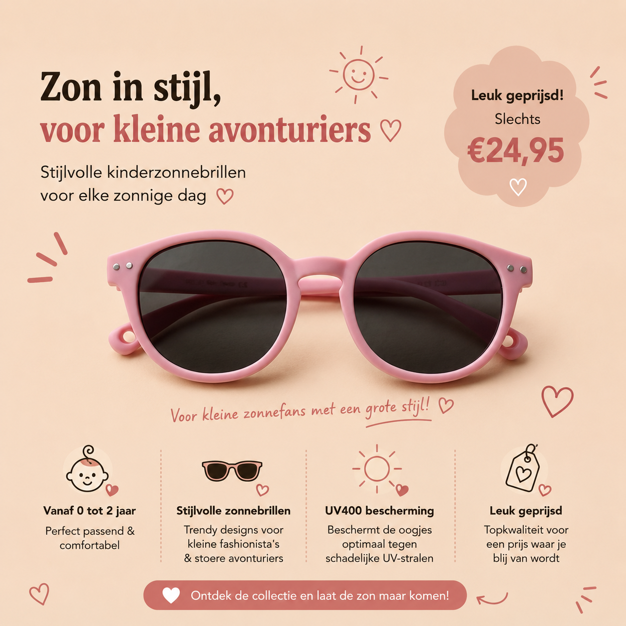 Zonnebril Zoë - Candy
