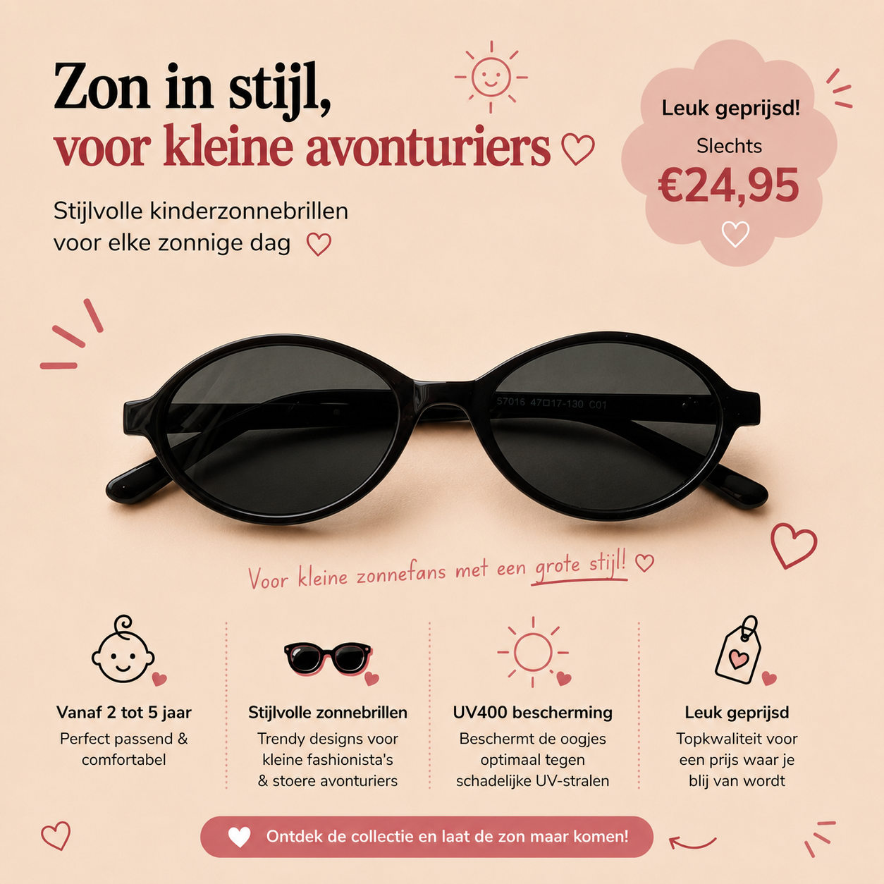 Zonnebril Macy - Black