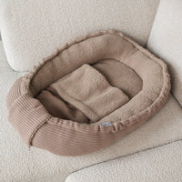 Babynestje Knit - Donker Beige