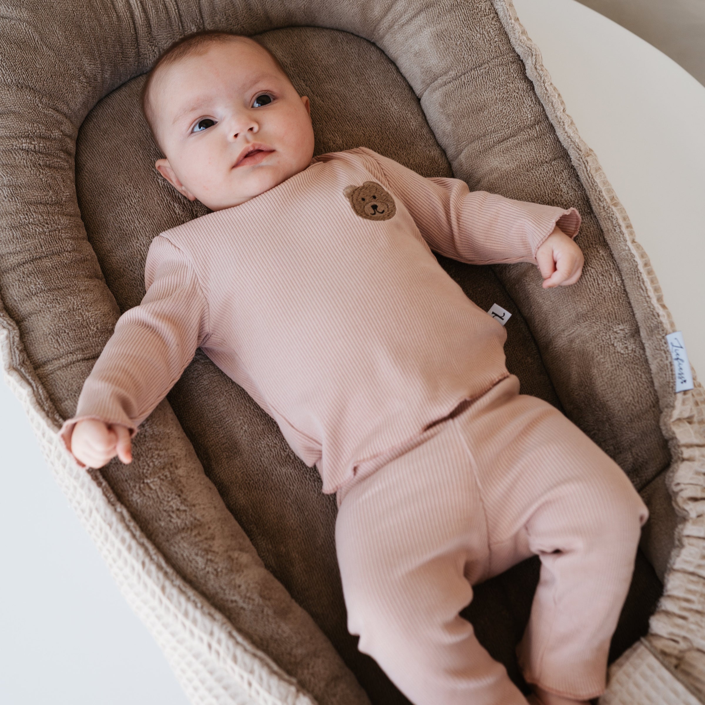 Set Noa - Roze Rib