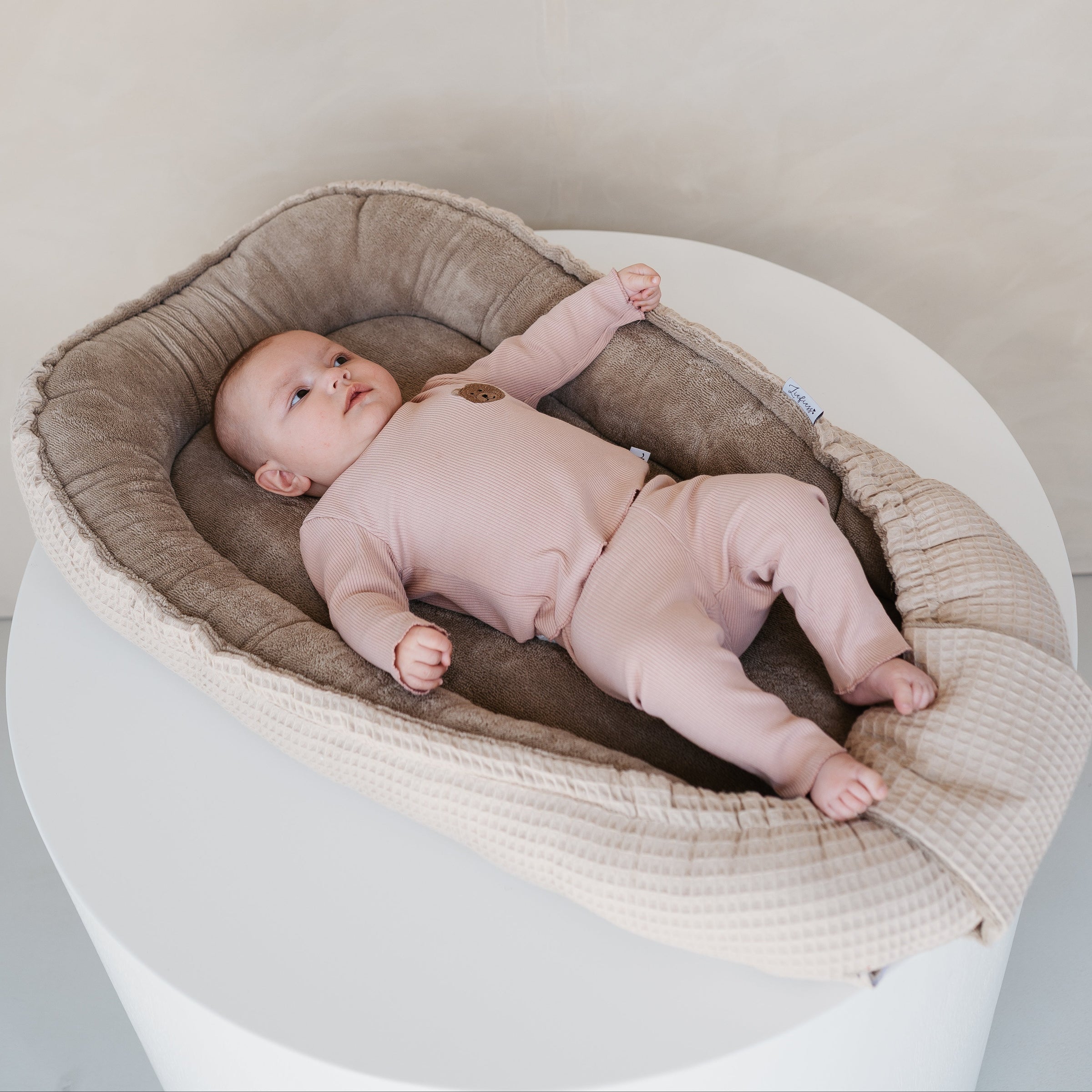 Set Noa - Roze Rib