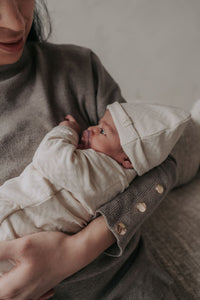 Liefiess mutsje jacquard beige