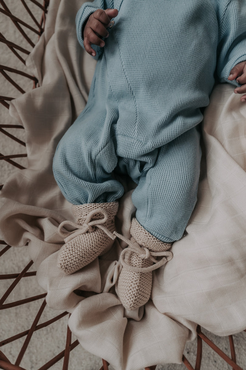 Liefiess boxpakje pointelle lichtblauw