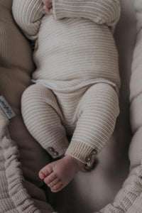 Liefiess willow set beige stripes