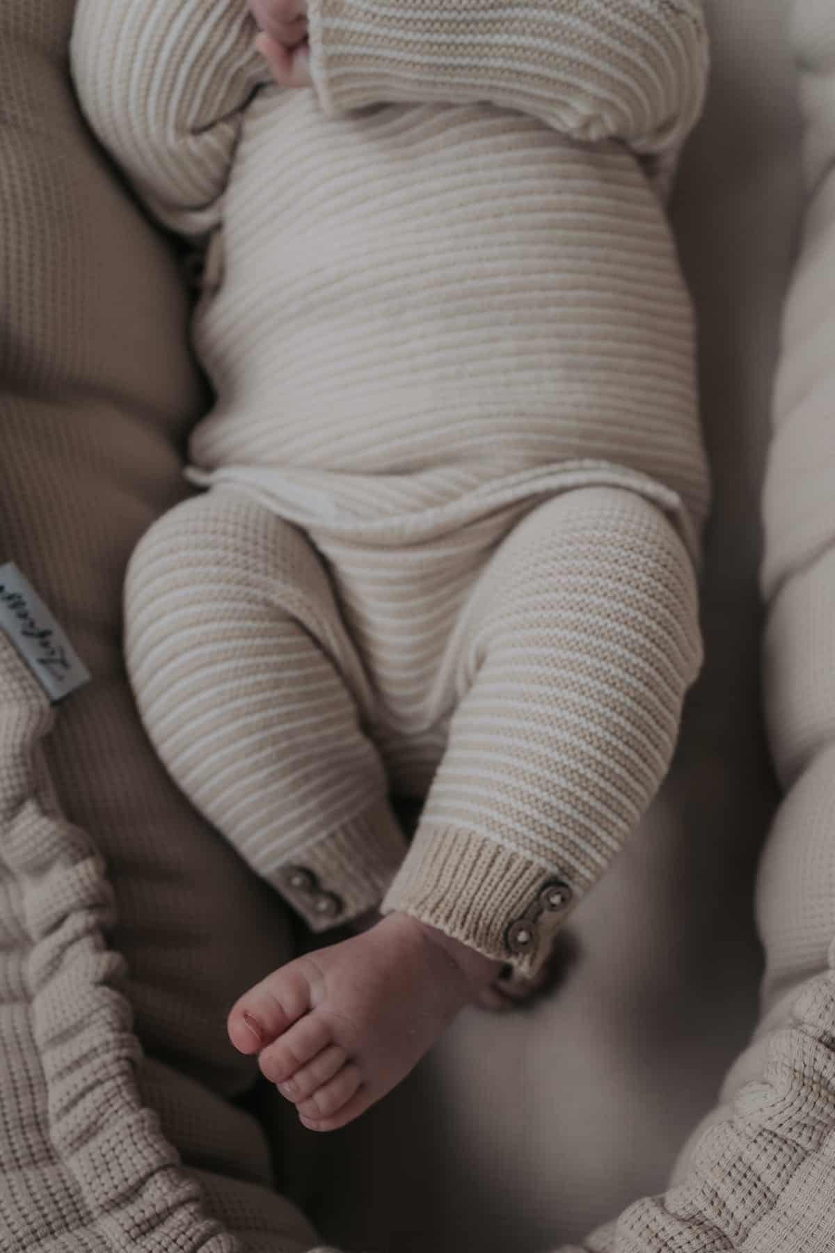 Liefiess willow set beige stripes