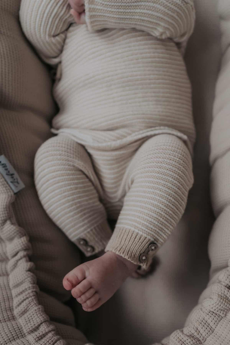 Liefiess willow set beige stripes