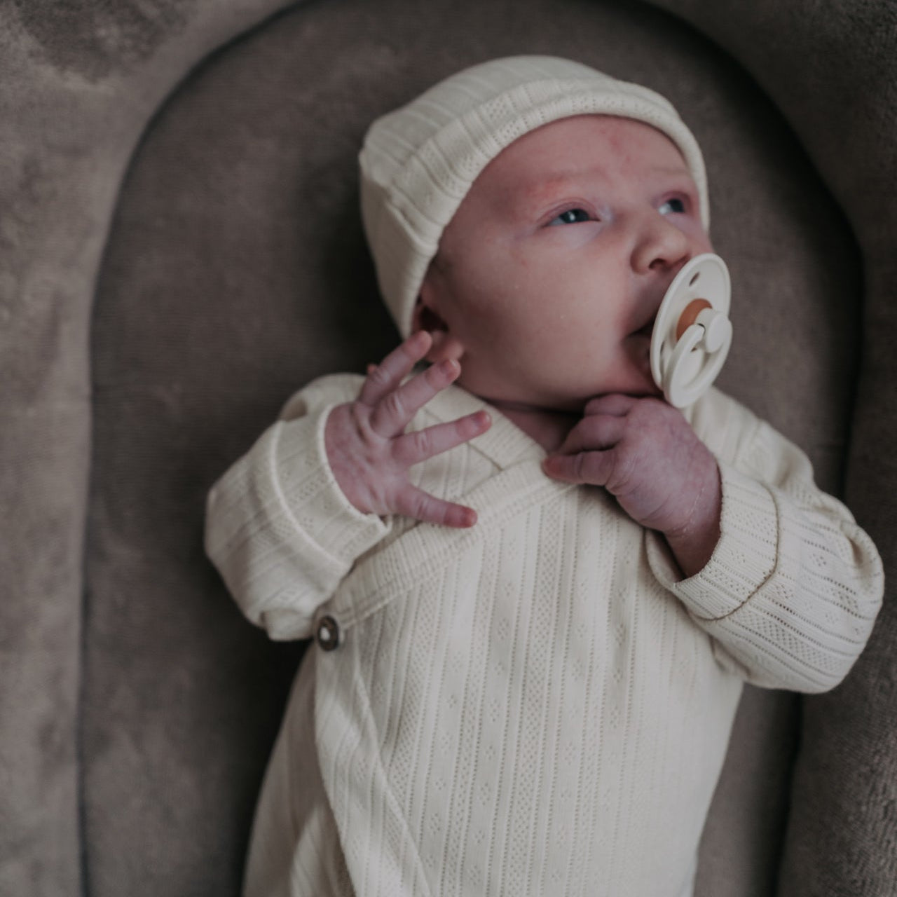 Mutsje Pointelle - Ecru