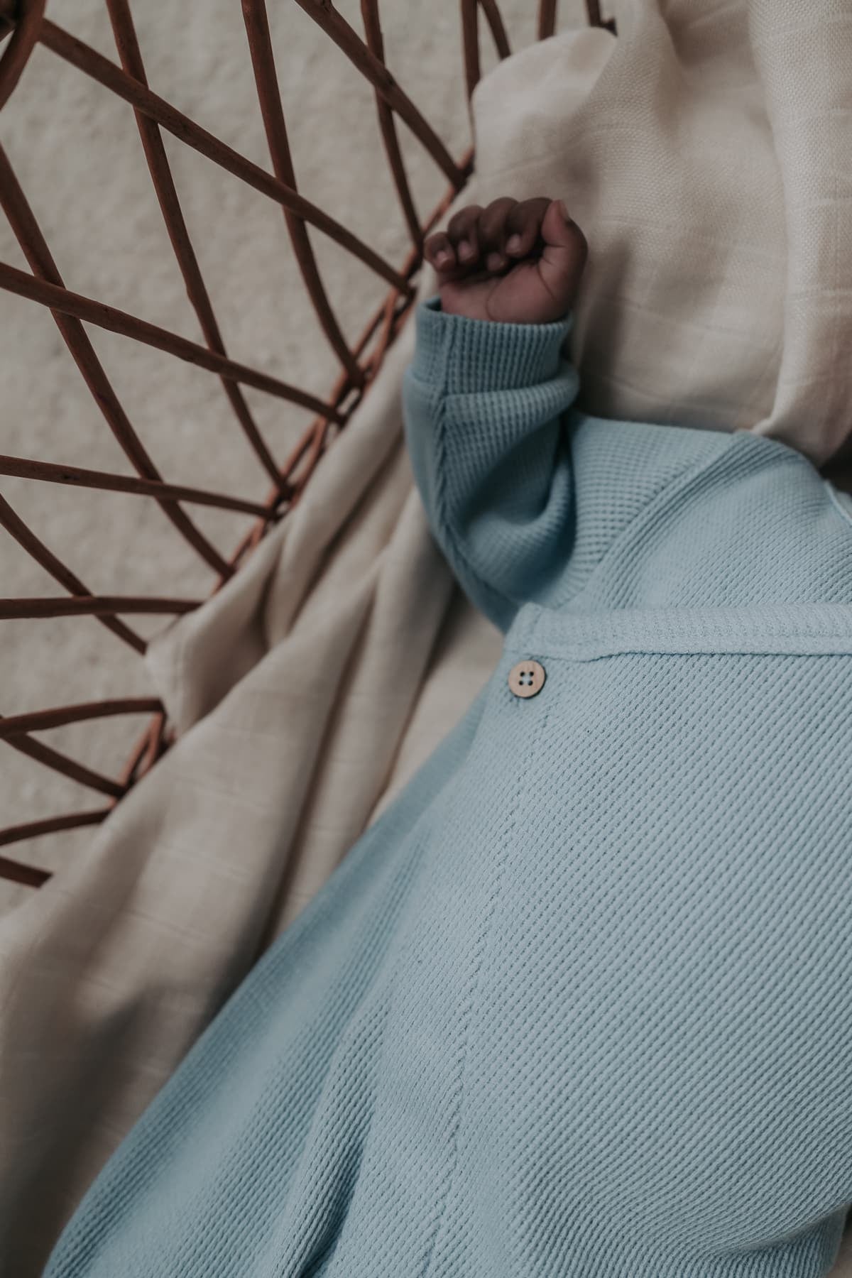 Liefiess boxpakje pointelle lichtblauw