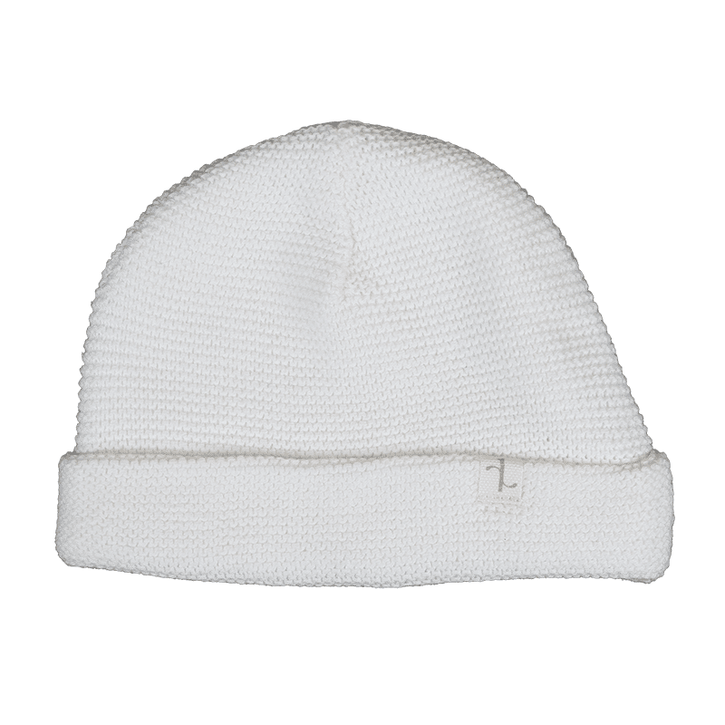 Liefiess Mutsje Ecru Gebreid