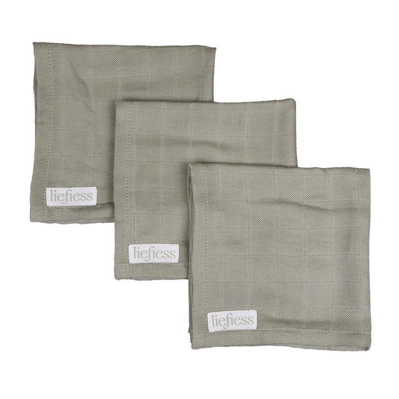Liefiess Set Hydrofiele Doek 30x30 Groen