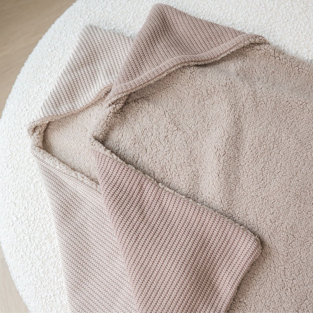 Wikkeldoek Knit - Donker Beige