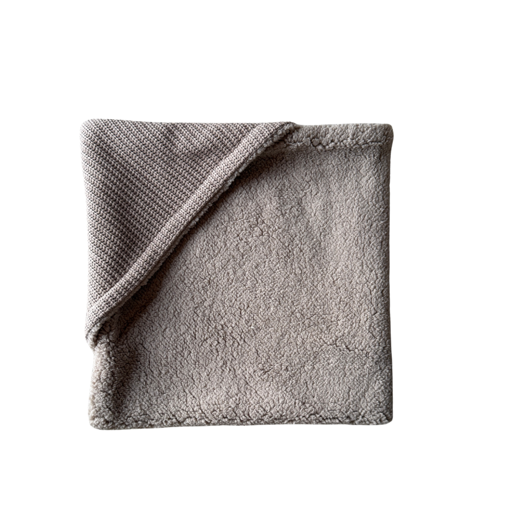 Wikkeldoek Knit - Donker Beige